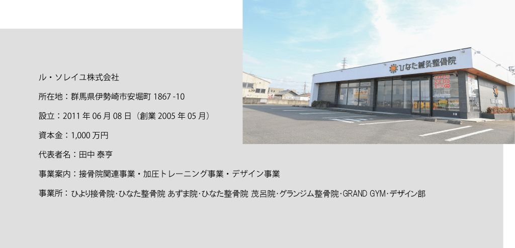 ル・ソレイユ株式会社の会社概要