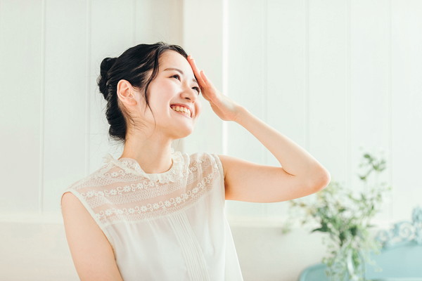 頭痛が改善した女性