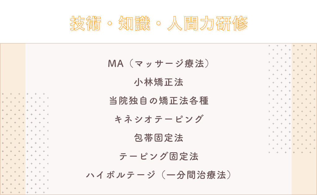 技術・知識・人間力研修